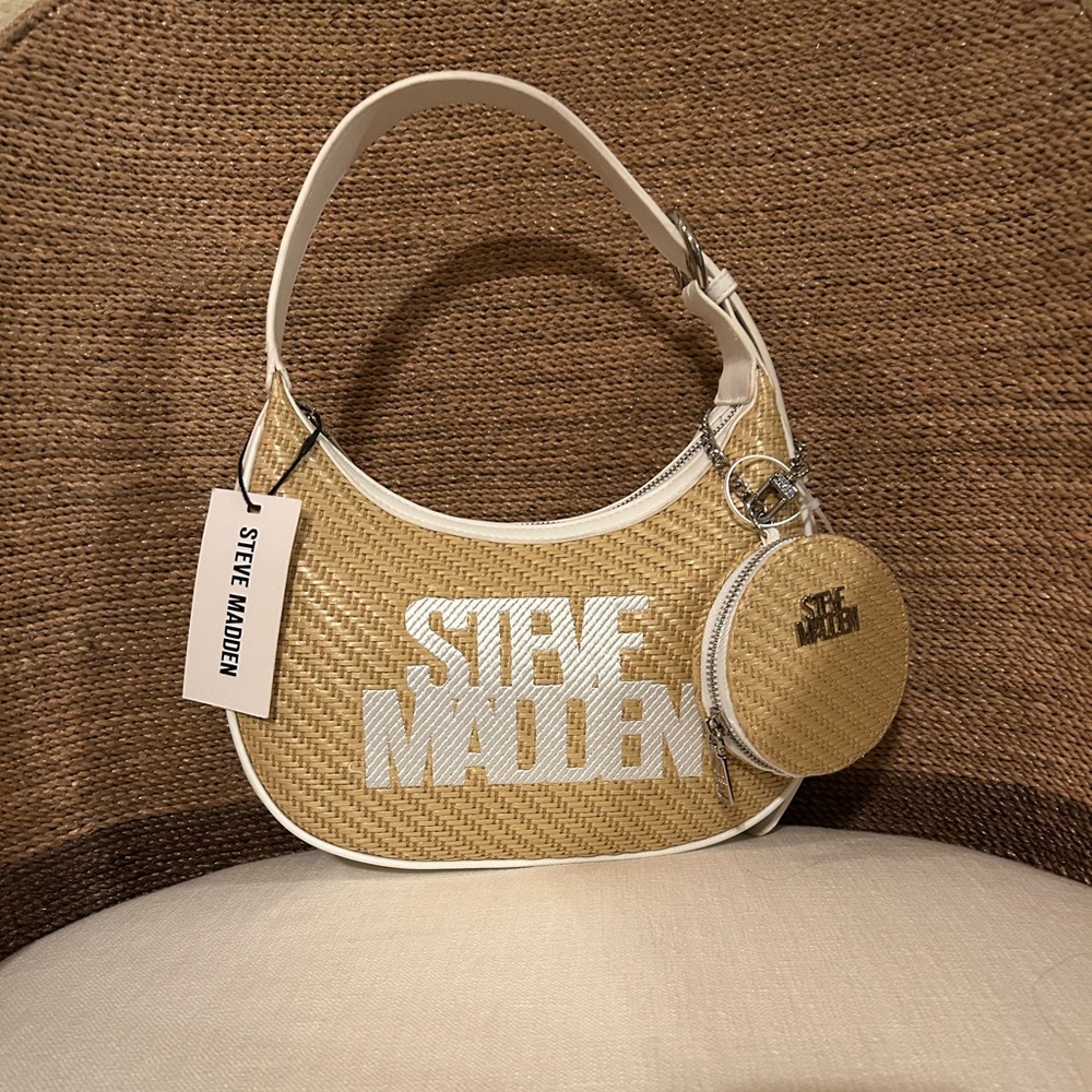 NWT Steve Madden BCALEE Shoulder Bag WHITE